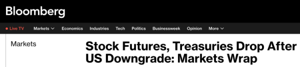 象泰配资 外媒：下调美国评级后，美股股指期货、美国国债下跌